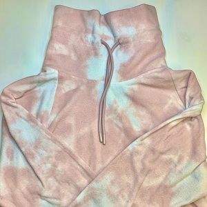 Old Navy Microfleece Funnel-Neck Tunic Sweatshirt